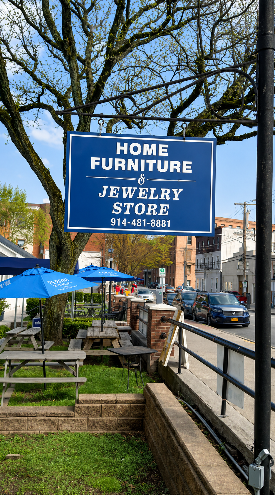 Home Furniture & Jewelry Store — storefront on the avenue